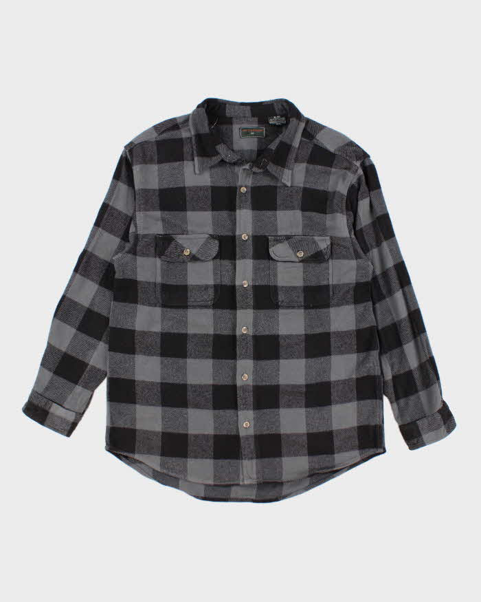 Mens Grey Field &amp; Stream Flannel Shirt - XL