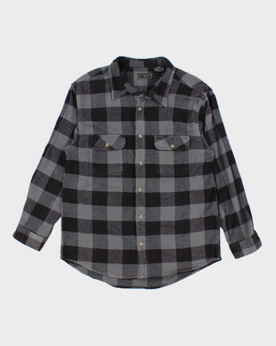 Mens Grey Field & Stream Flannel Shirt - XL
