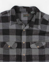 Mens Grey Field &amp; Stream Flannel Shirt - XL