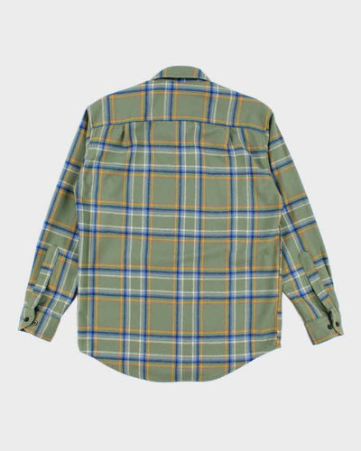 Pendleton Sage Plaid Pure Wool Work Shirt - M