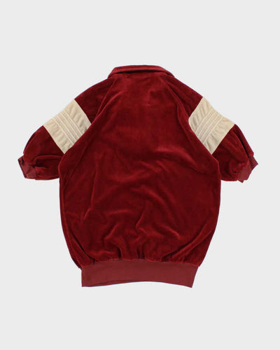 Vintage 70s Velour Shirt - L