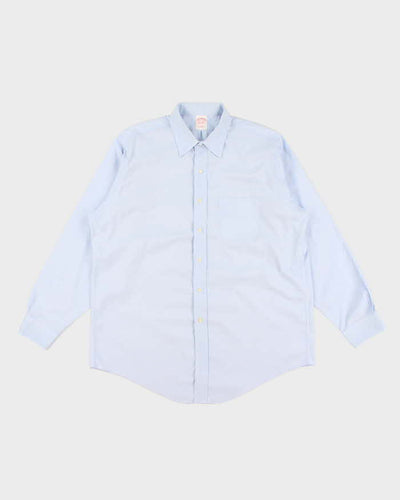 Vintage 90s Brooks Brothers Blue Shirt - XXXL