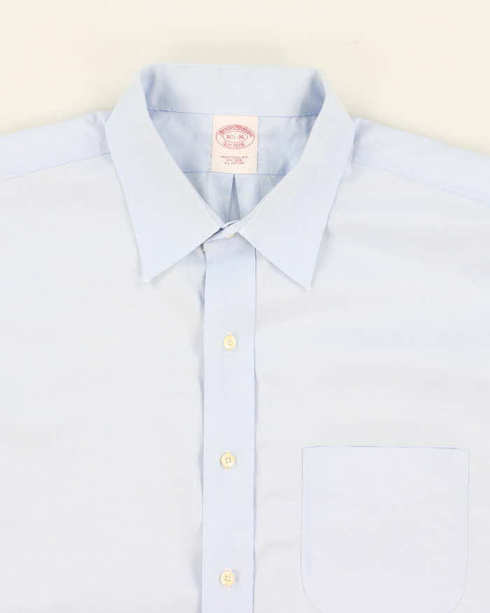 Vintage 90s Brooks Brothers Blue Shirt - XXXL