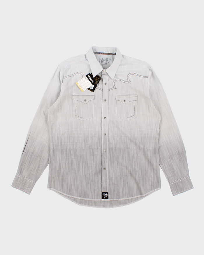 Rock 47 by Wrangler Grey Western Shirt - XL