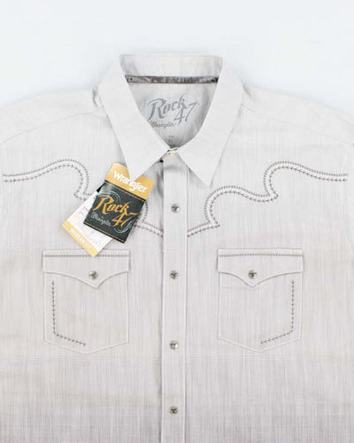 Rock 47 by Wrangler Grey Western Shirt - XL