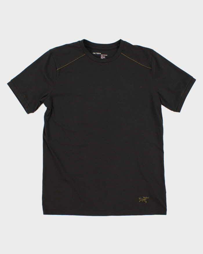 Mens Black Arc'teryx Recreational Tee Shirt - M