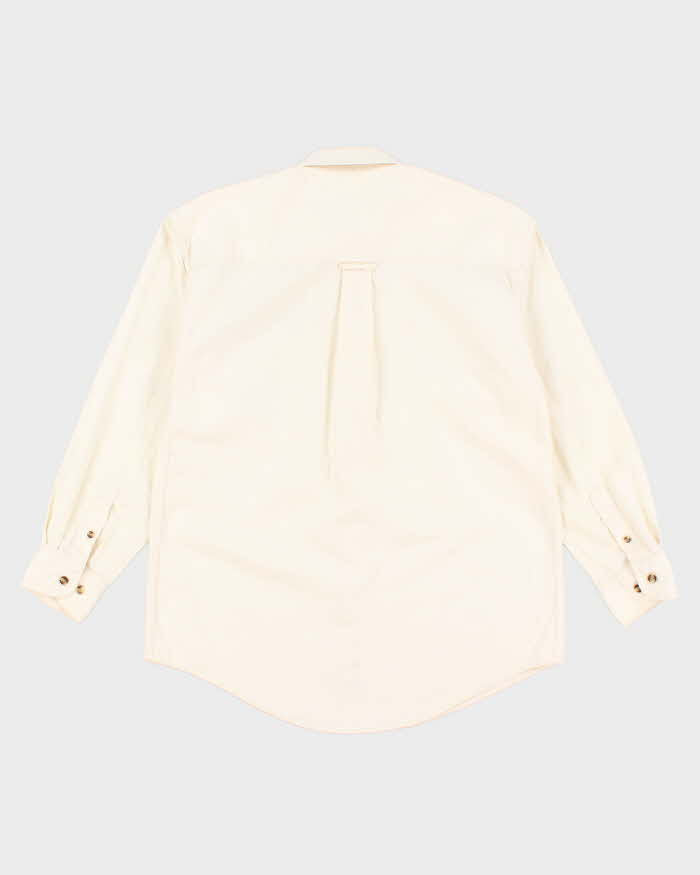 Mens Warner Bros Cream Taz Embroidery Shirt - S