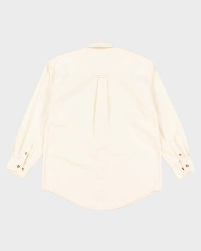 Mens Warner Bros Cream Taz Embroidery Shirt - S