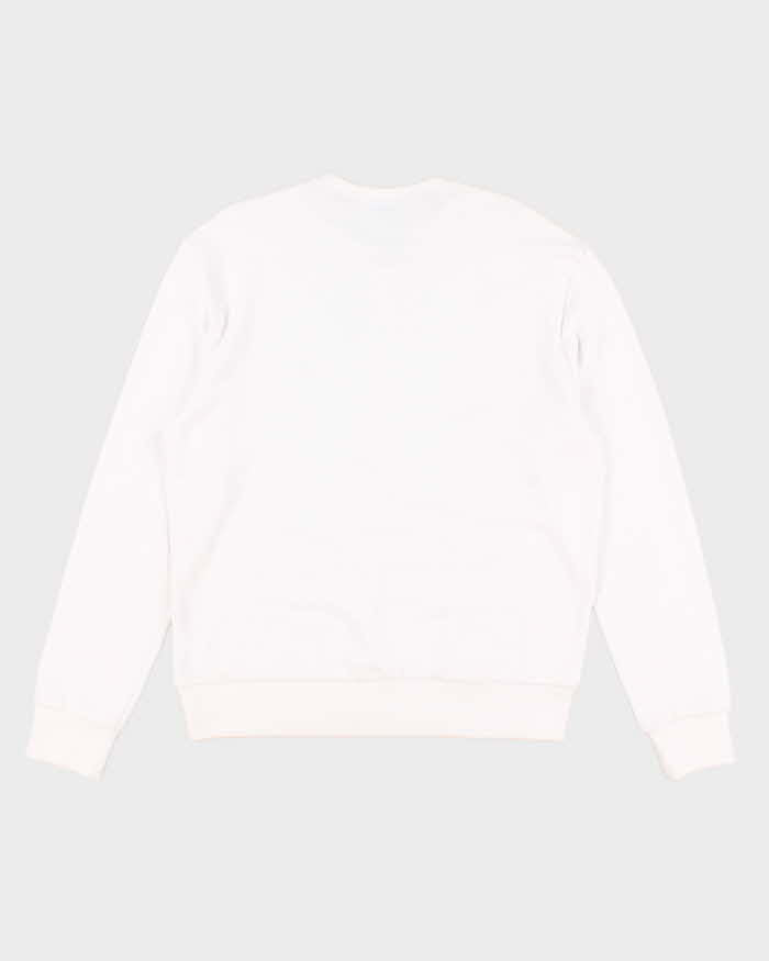 Mens White Tommy Hilfiger Knit Pullover Shirt - L