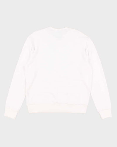 Mens White Tommy Hilfiger Knit Pullover Shirt - L