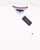 Mens White Tommy Hilfiger Pullover Shirt - L