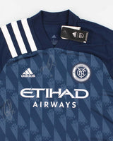 Deadstock Mens Blue Adidas Football Club Jersey - L