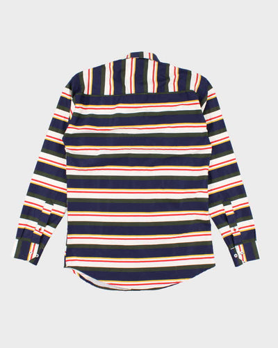 Men's Multicoloured Fred Perry Stripped Shirt - L