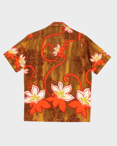 Vintage Men's Napili Floral Hawaiian Print Shirt - L