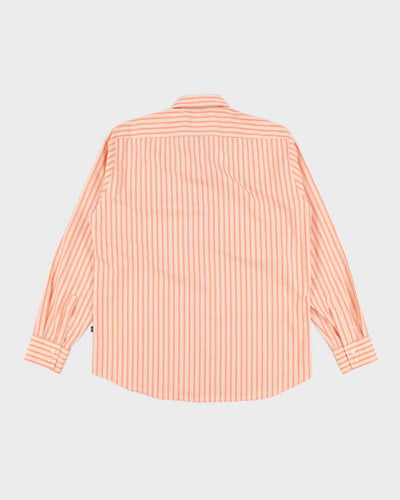 Mens Orange Boss Button Up Shirt - XL