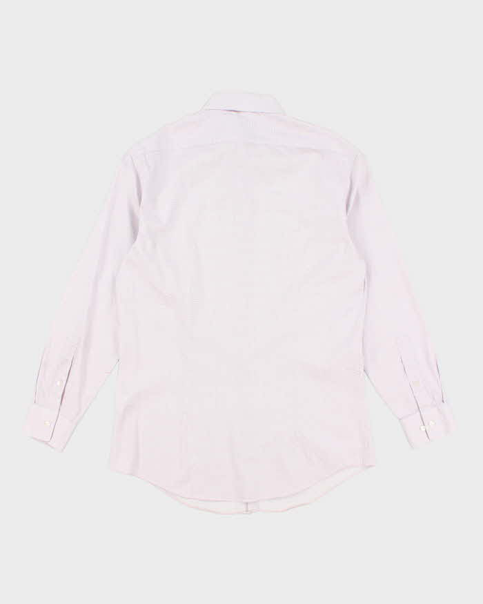 Men's DKNY Pink Button Up Shirt - L