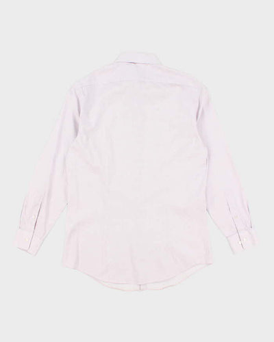 Men's DKNY Pink Button Up Shirt - L