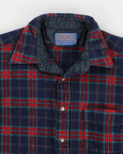 Chemise boutonnée à carreaux Pendleton vintage des années 1980 / 100 % laine vierge / Extérieur / Vêtements décontractés / Flanelle Pendleton - Canada Chemise boutonnée à carreaux Pendleton vintage des années 1980 / 100 % laine vierge / Extérieur / Vêtements décontractés / Flanelle Pendleton - Canada