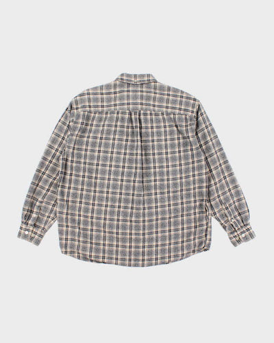 Mens Calvin Klein Plaid Button Up Cotton Shirt - S