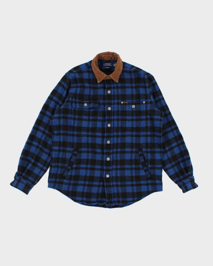 Polo by Ralph Lauren Wool Blend Cord Collared Flannel - M