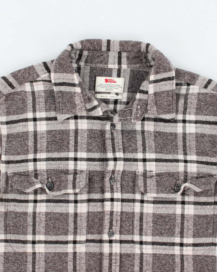 Fjall Raven Check Flannel Shirt - L