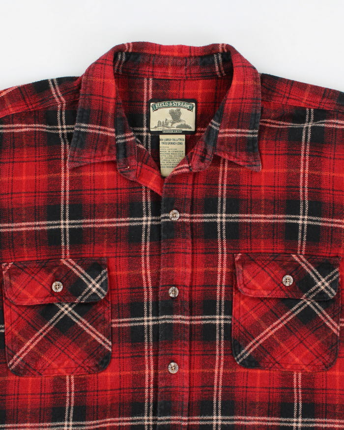 Vintage 90s Field & Stream Thick Flannel Shirt - XXL