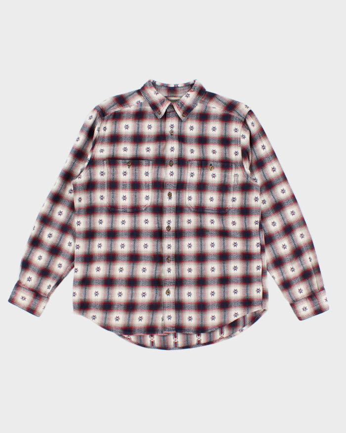 00s Woolrich Patterned Flannel Shirt - M