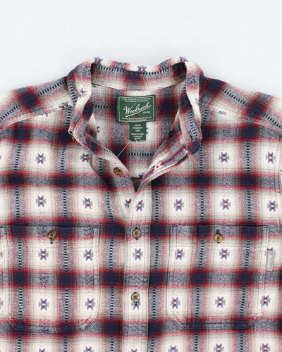 00s Woolrich Patterned Flannel Shirt - M