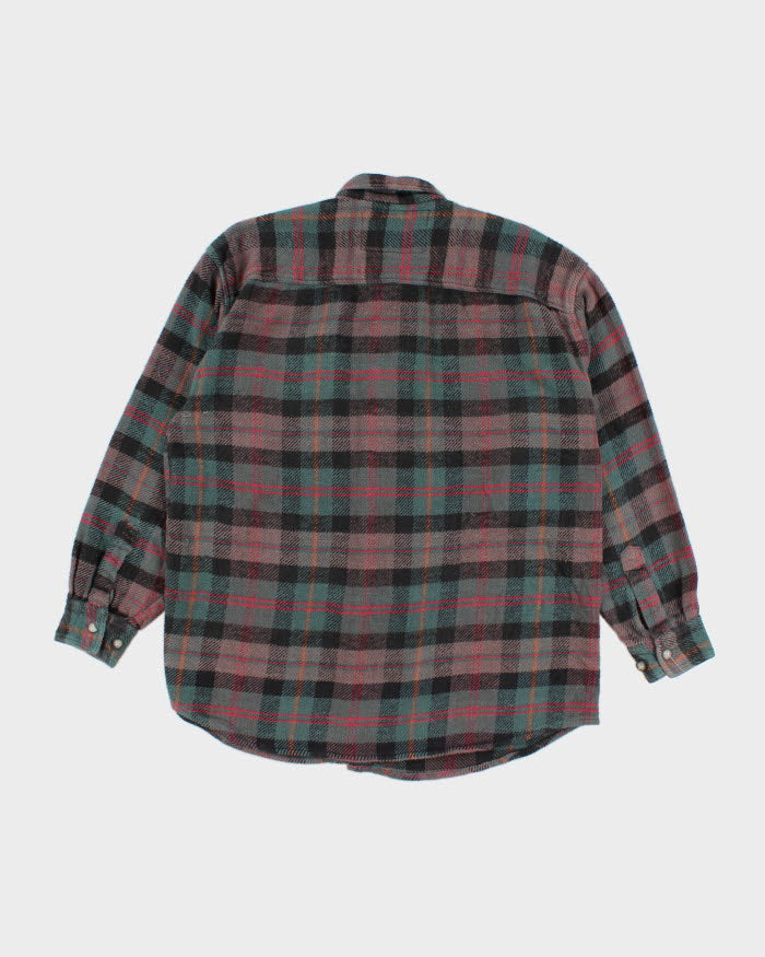 Vintage 90s Roots Thick Flannel Shirt - XXXL