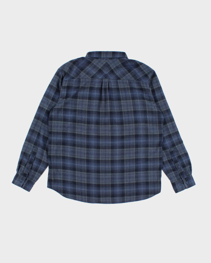 Columbia Blue Flannel Shirt - L