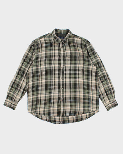 Vintage 90s Arnold Palmer Green Flannel Shirt - XL
