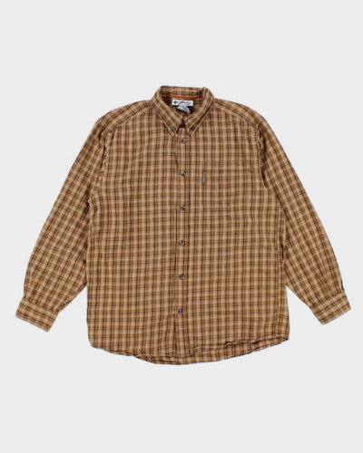 Vintage 90s/00s Columbia Brown Flannel Shirt - M