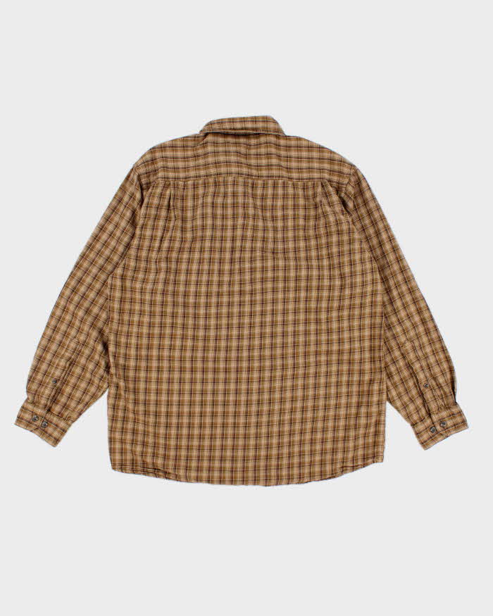 Vintage 90s/00s Columbia Brown Flannel Shirt - M