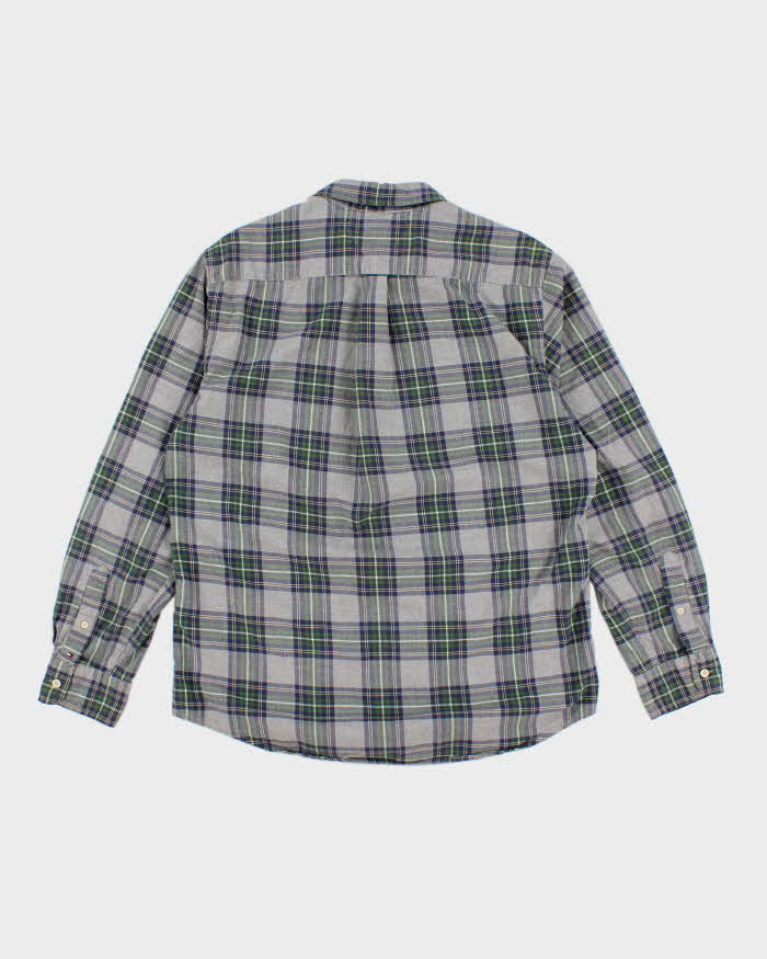 00s Tommy Hilfiger Plaid Shirt - L