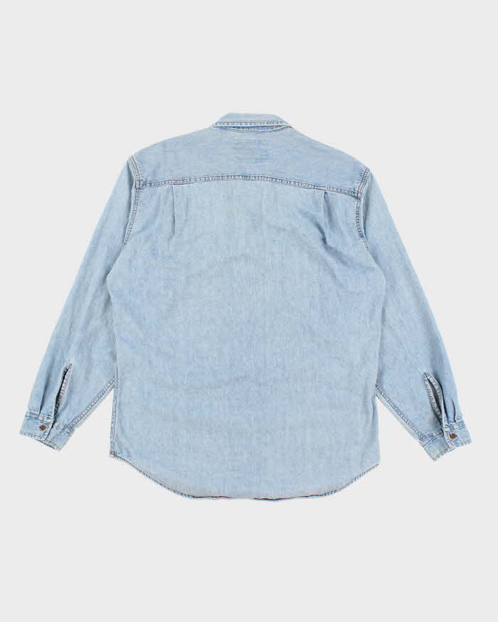 Vintage 90s Levi's Denim Long Sleeve Shirt - M