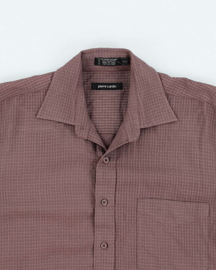 Vintage 90s Pierre Cardin Mauve Shirt - M