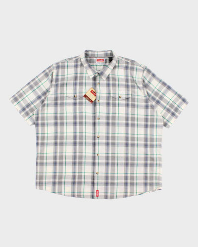Wrangler Deadstock Check Short Sleeved Shirt - XXXL