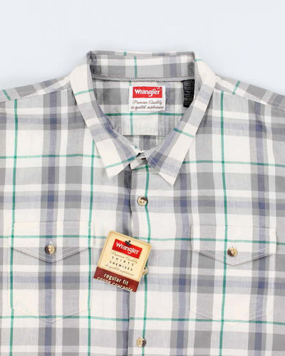 Wrangler Deadstock Check Short Sleeved Shirt - XXXL