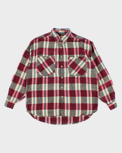 Vintage 90s Revenge Shirtmakers Flannel Shirt - M