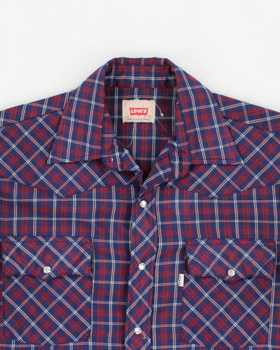 Vintage 70s/80s Levi's White Tab Western Shirt - S