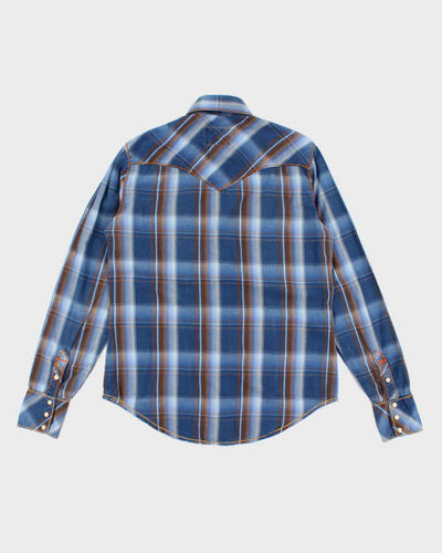 00s True Religion Plaid Western Shirt - M