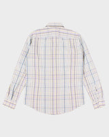 Mens Boss Checked Button Up Shirt - M