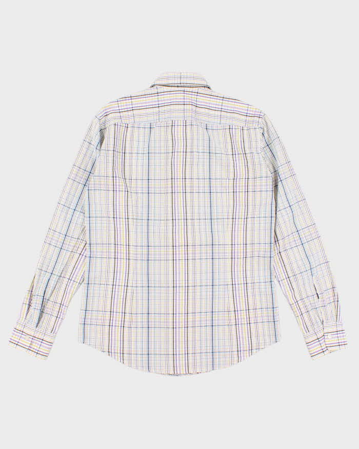 Mens Boss Checked Button Up Shirt - M