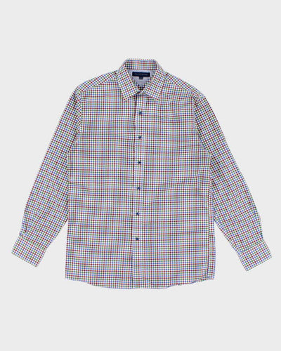 Men's Tommy Hilfiger Checked Button Up Shirt - M