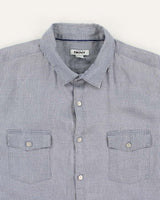 Men's DKNY Blue Checked Button Up Shirt - M
