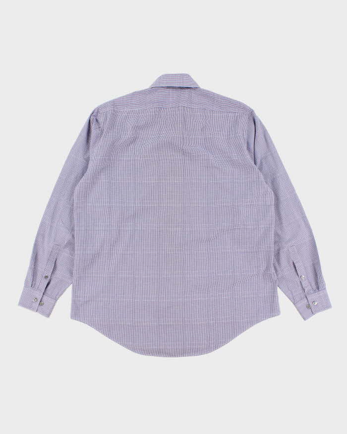 Men's Calvin Klein Blue Checked Button Up Shirt - M