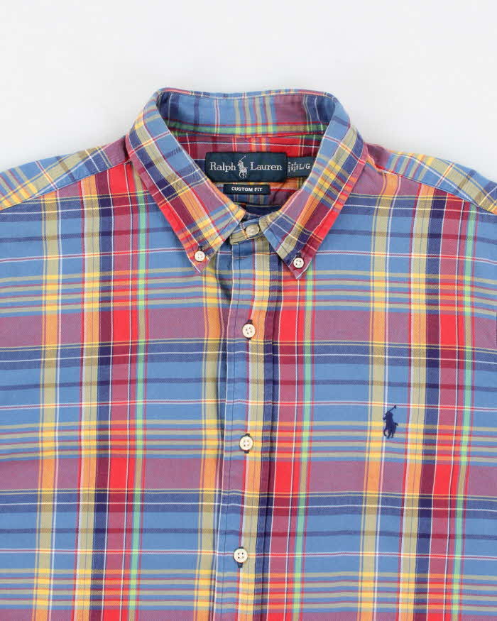 Vintage 90s Ralph Lauren Multicoloured Check Shirt - L – Rokit