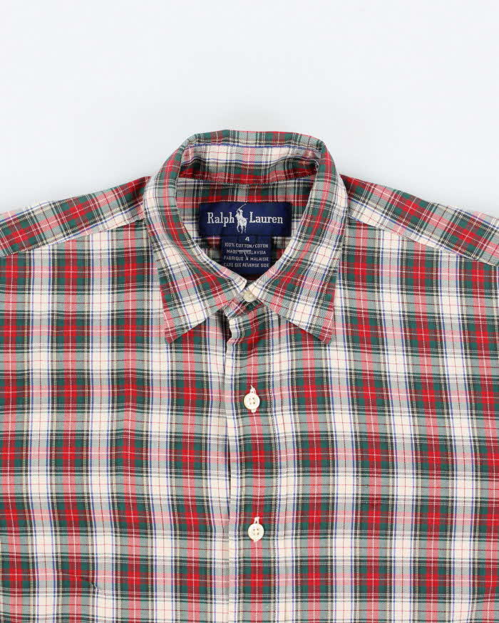 Men's Ralph Lauren Checked Button Up Shirt - M