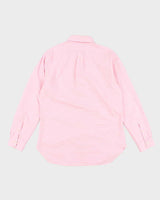Men's Ralph Lauren Pink Checked Button Up Shirt - M