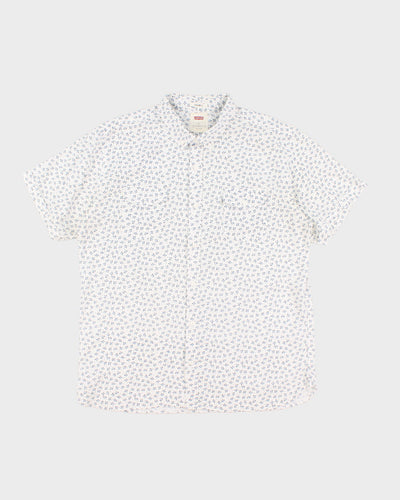 Mens Levi's Floral Print Button Up Shirt - XL